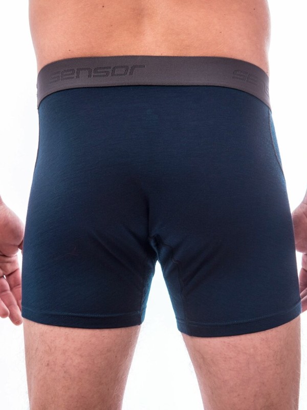 MERINO SENSOR ACTIVE - pánské trenky, deep blue