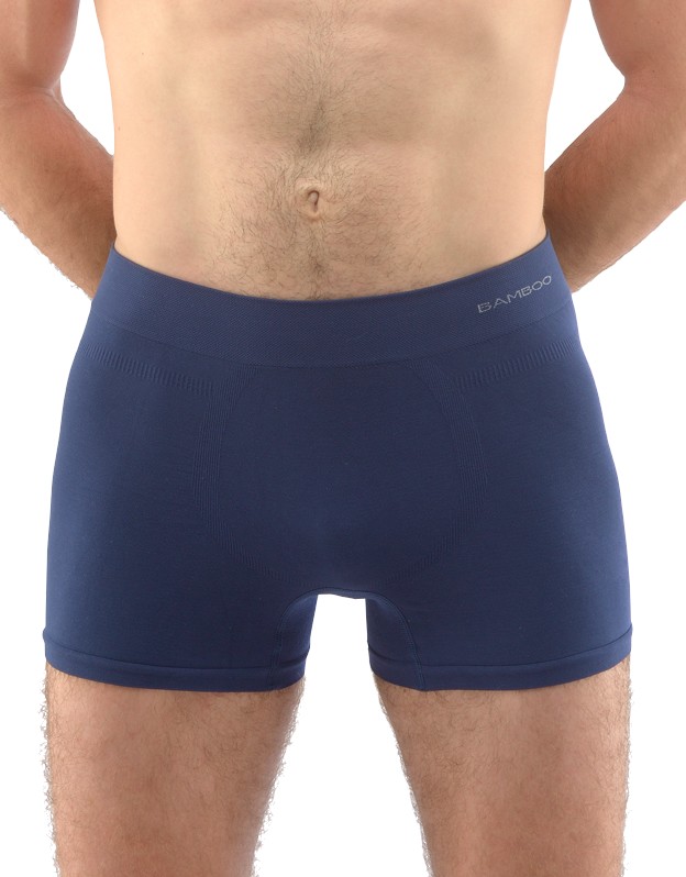 YETTI pánské bambusové boxerky s delší nohavičkou, lékořice