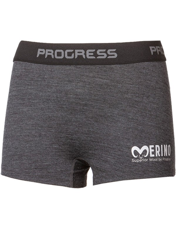 SANNY MERINO dámské merino boxerky, šedý melír
