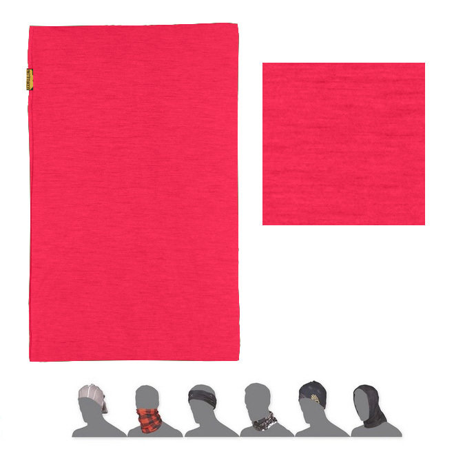 MERINO ACTIVE SENSOR TUBE, šátek multifunkční, magenta