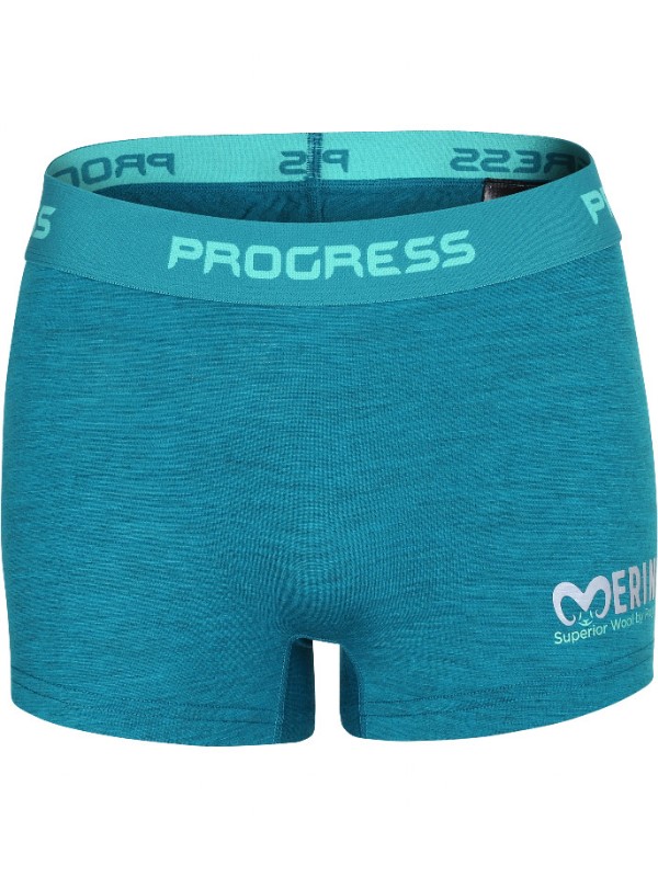 SANNY MERINO dámské merino boxerky,zelený melír