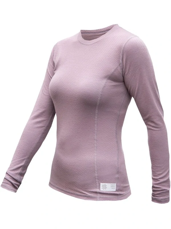 MERINO SENSOR DF - dámské tričko, dlouhý rukáv, mystic violet