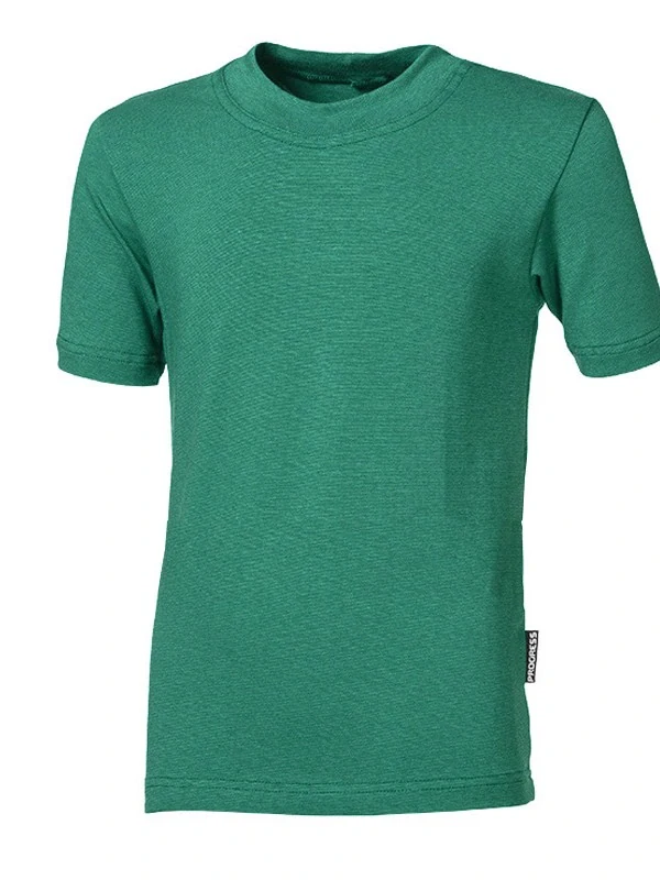 KIDS BAMBOO ORIGINAL tričko z bambusových vláken s krátkým rukávem, khaki