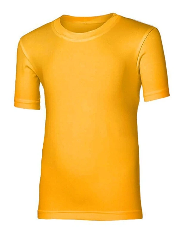 KIDS BAMBOO ORIGINAL tričko z bambusových vláken s krátkým rukávem, kari