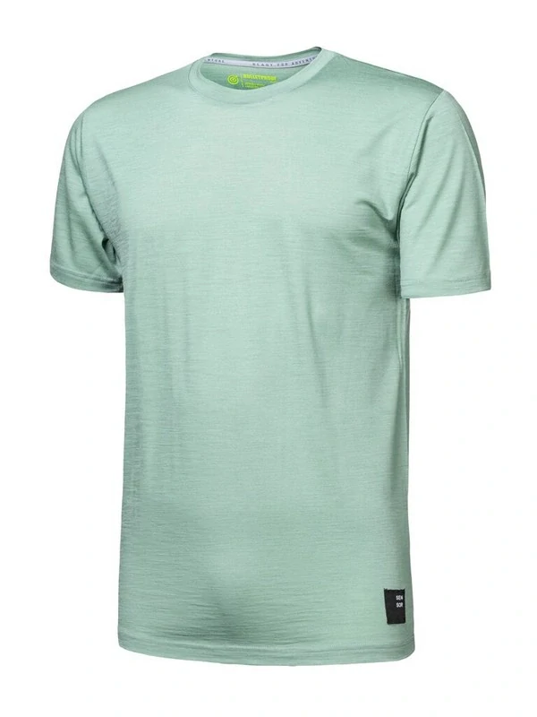 MERINO SENSOR CORDURA - pánské triko, krátký rukáv, basil green
