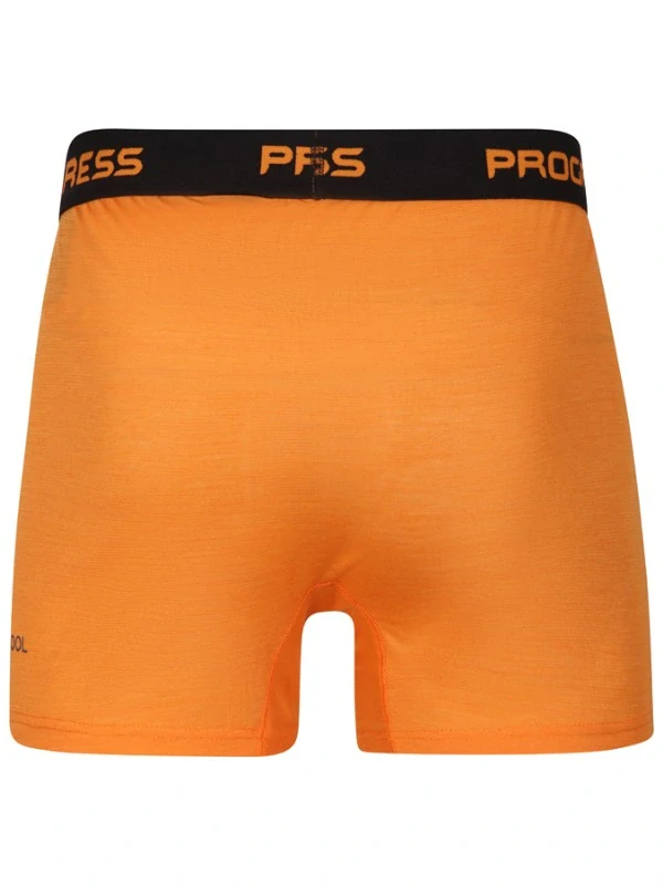 NIELS 125 pánské merino boxerky, oranžová