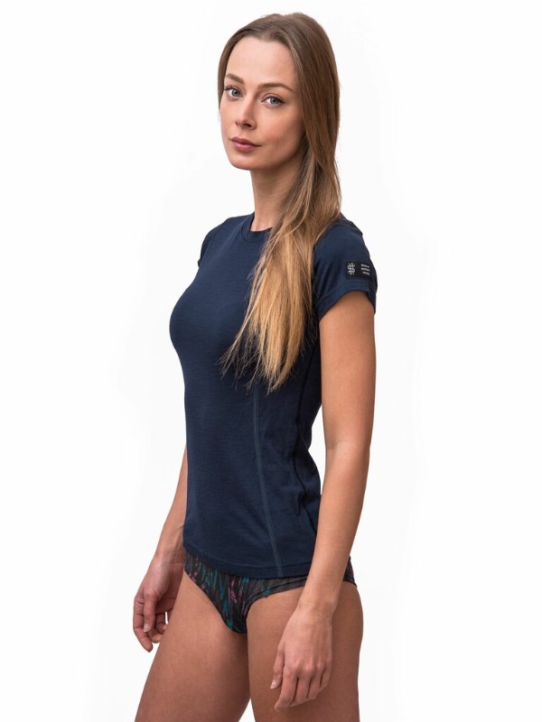 MERINO SENSOR ACTIVE - dámské tričko, krátký rukáv, deep blue