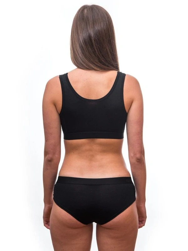 MERINO SENSOR ACTIVE - dámské kalhotky, černá