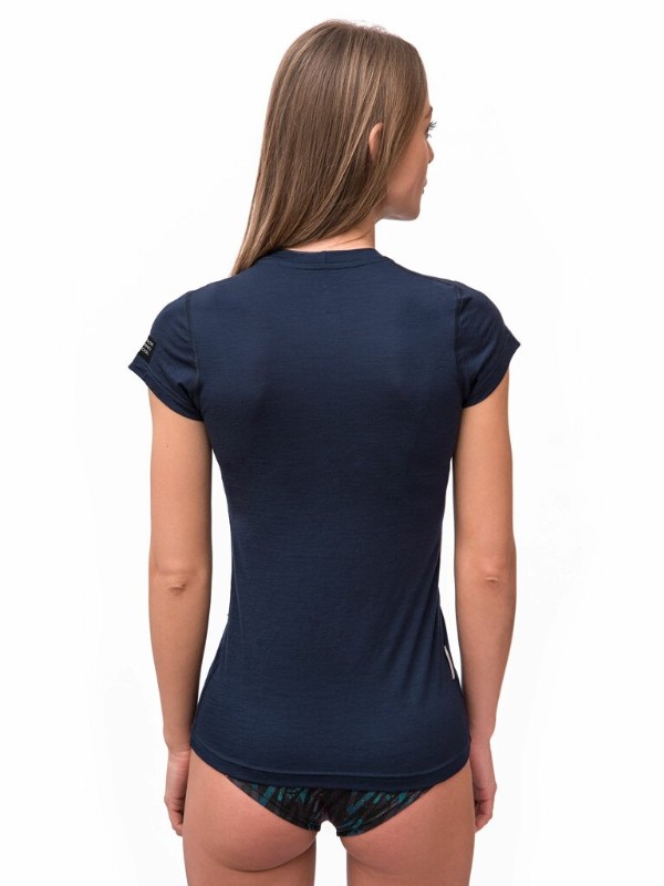 MERINO SENSOR ACTIVE - dámské tričko, krátký rukáv, deep blue
