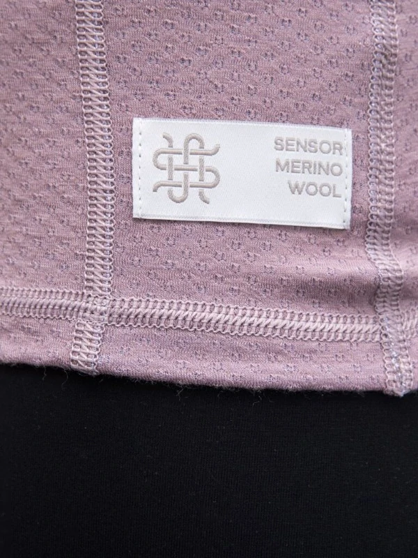 MERINO SENSOR DF - dámské tričko, dlouhý rukáv, mystic violet