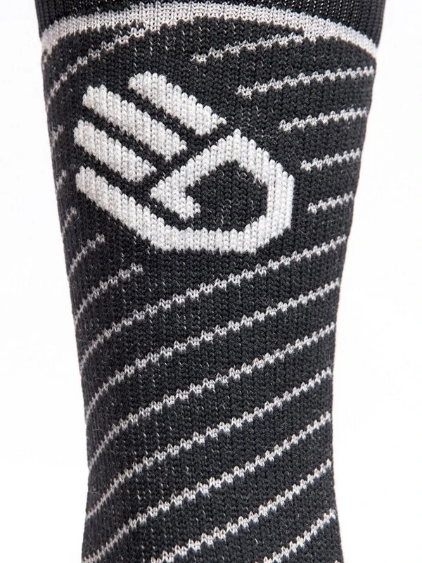 PRO SENSOR merino ponožky, černá - šedá