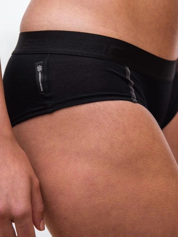 MERINO SENSOR ACTIVE - dámské kalhotky, černá
