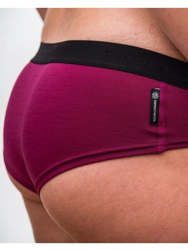 MERINO SENSOR ACTIVE - dámské kalhotky, lilla