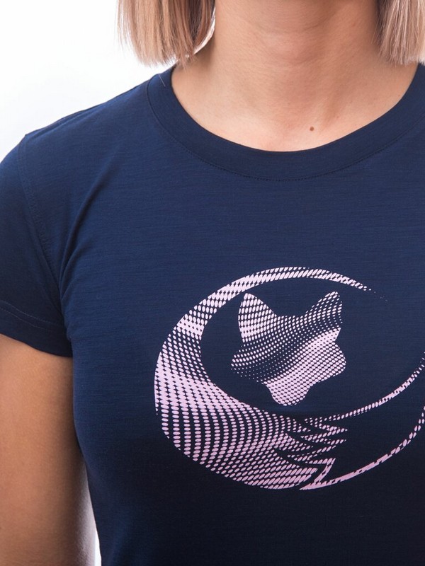 MERINO SENSOR ACTIVE PT FOX - dámské tričko, krátký rukáv, deep blue