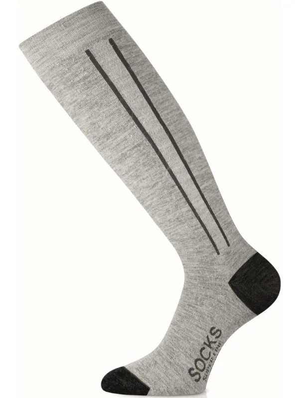 SPW MERINO LASTING lyžařská podkolenka, hnědá