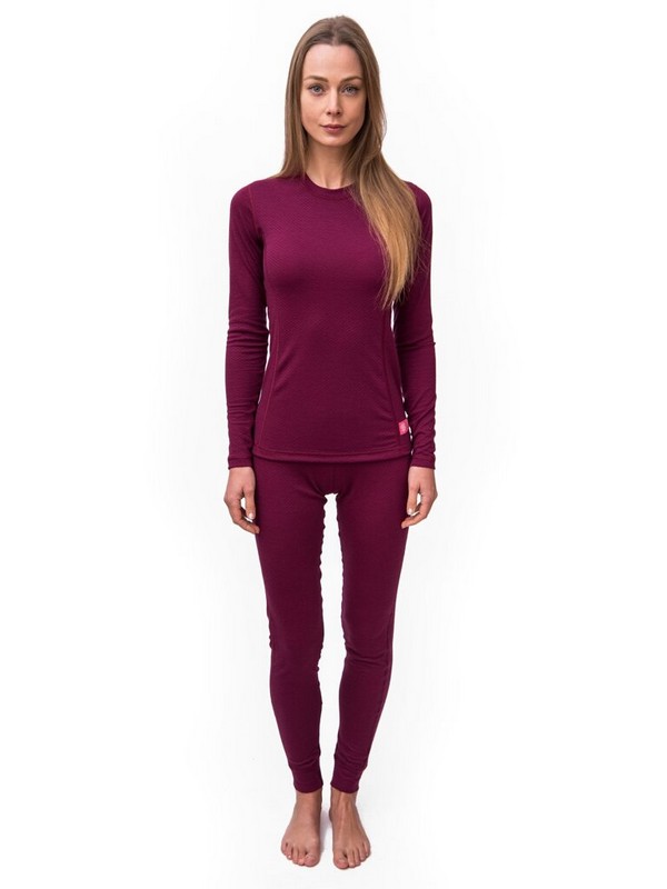 MERINO SENSOR DF - dámské spodky, lila