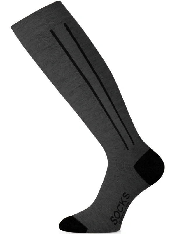 SPW MERINO LASTING lyžařská podkolenka, hnědá