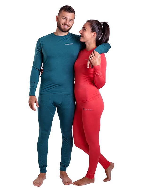 CELLICA dámské bambusové tričko s dlouhým rukávem, jahodová