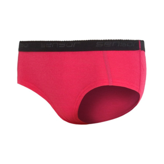 MERINO SENSOR ACTIVE - dámské kalhotky magenta