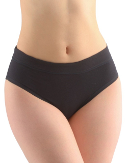 BETANIA dámské bambusové klasické kalhotky, černá