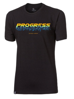 BARBAR SUNSET tričko z bambusových vláken s krátkým rukávem, černá