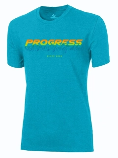 BARBAR SUNSET tričko z bambusových vláken s krátkým rukávem, petrol melír