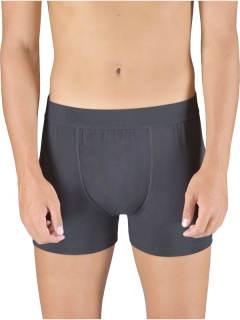 BEN pánské bambusové boxerky s kratší nohavičkou, tmavě šedá