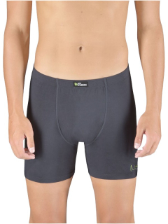 KILIAN pánské bambusové boxerky s delší nohavičkou, tmavě šedá