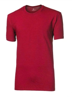 ORIGINAL pánské tričko z bambusových vláken s krátkým rukávem, višňová