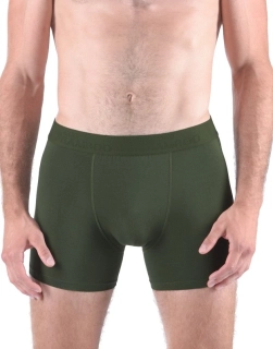 MATTY pánské bambusové boxerky s delší nohavičkou, lahvová