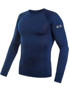 MERINO SENSOR ACTIVE - pánské triko, dlouhý rukáv, deep blue