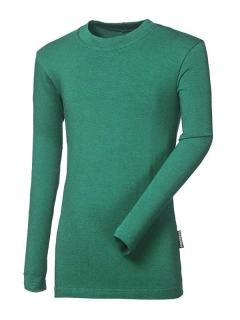 KIDS BAMBOO ORIGINAL LONG tričko z bambusových vláken s dlouhým rukávem, khaki