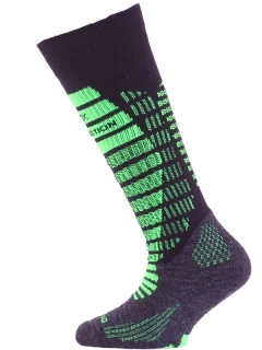 SJR dětské merino ponožky, zelená