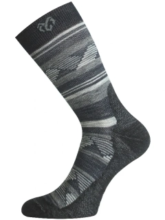 WLI MERINO TREKKING LASTING vlněné, středně silné ponožky, modrá