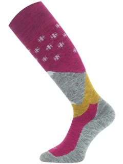 SPW MERINO LASTING lyžařská podkolenka, růžová