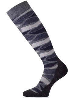 SLJ MERINO LASTING lyžařské podkolenky, šedá