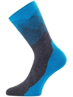 FWN MERINO LASTING vlněné ponožky, modrá