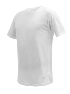 MERINO SENSOR CORDURA - pánské triko, krátký rukáv, bílá