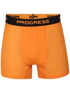 NIELS 125 pánské merino boxerky, oranžová